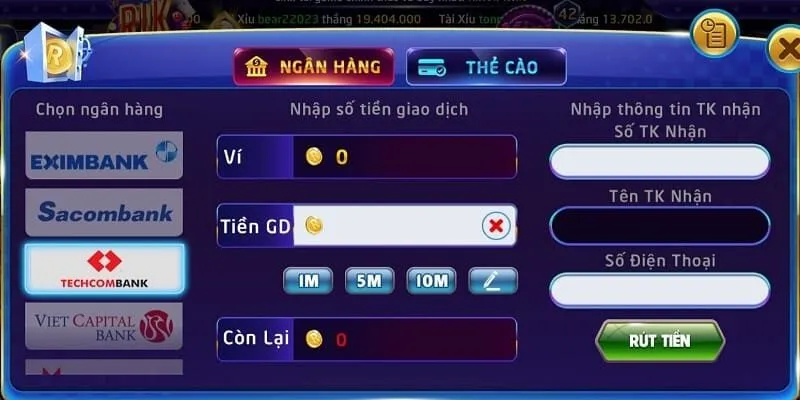 Cập nhật cách rút tiền nhanh chóng khi trải nghiệm bắn cá H5