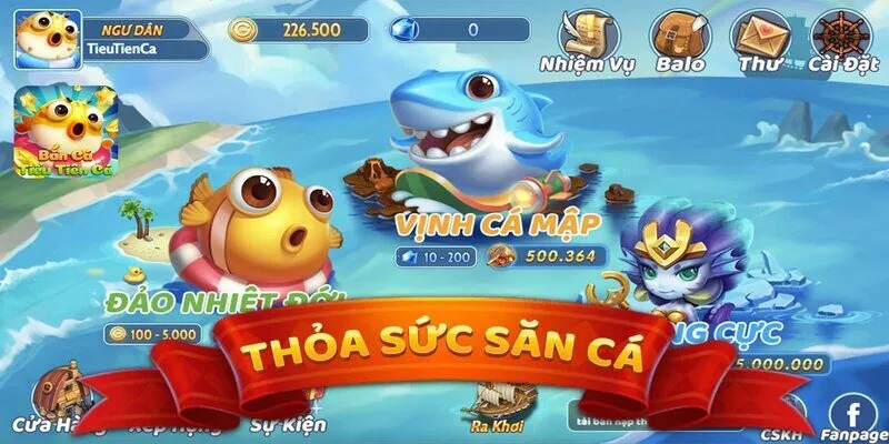 Giới thiệu tổng quan về sảnh game bắn cá tiểu tiên cá 