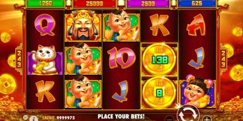 Phương thức tham gia trò chơi Quay hũ Slot Mèo Chiêu Tài